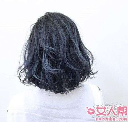 标准灰蓝色头发图片 灰蓝色头发掉色过程