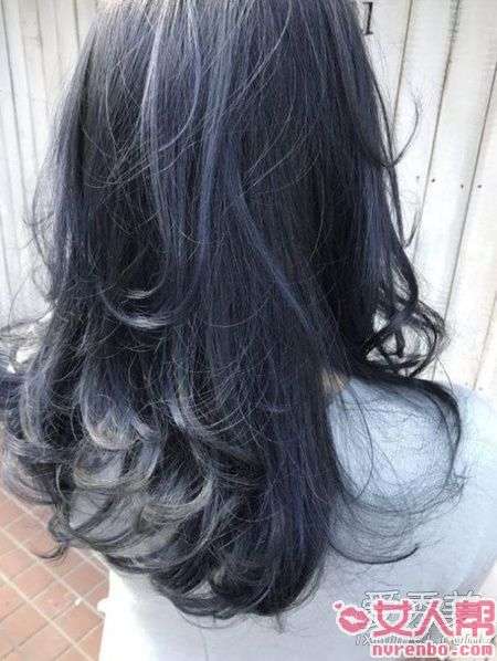 标准灰蓝色头发图片 灰蓝色头发掉色过程