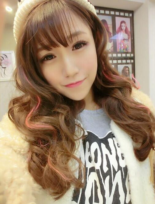 【杂美大】超级甜美的空气感齐刘海发型女图片刘海发型